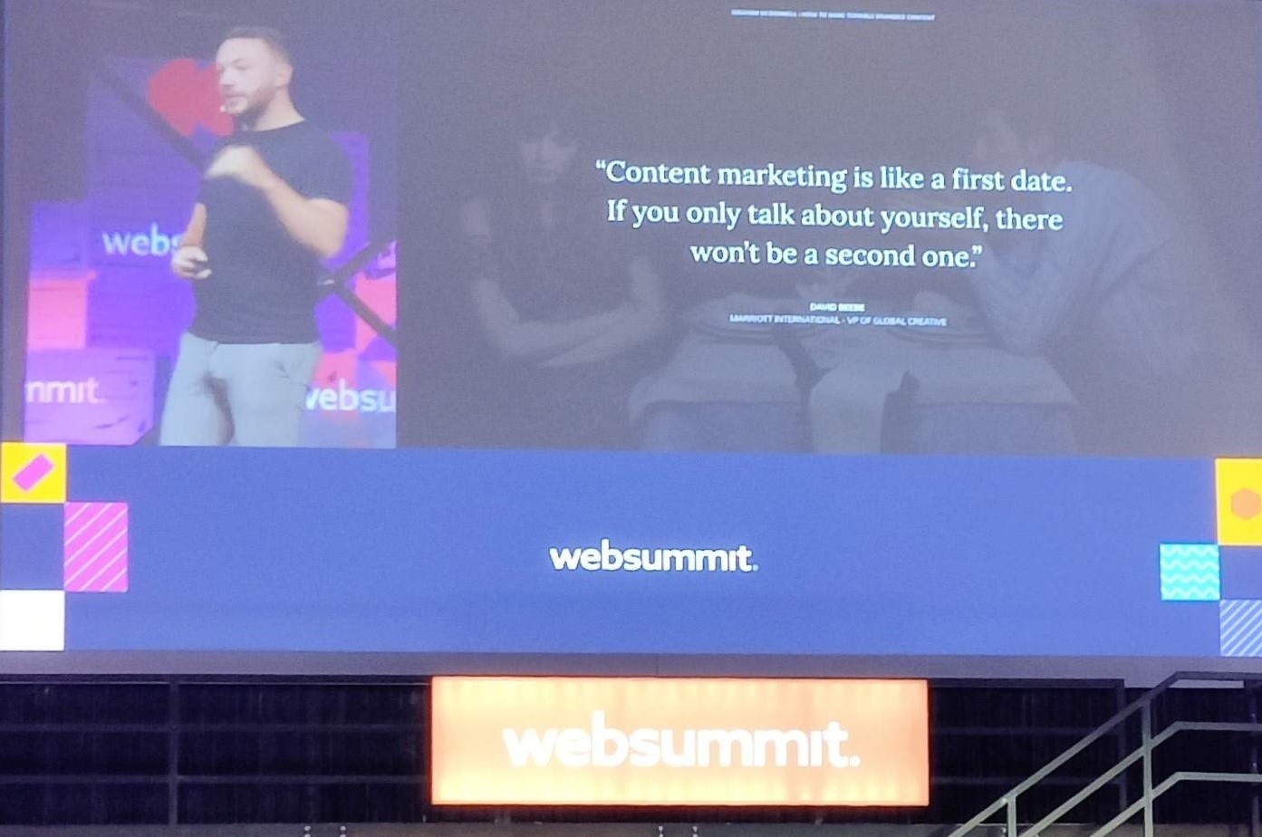 Websummit branded content Slot