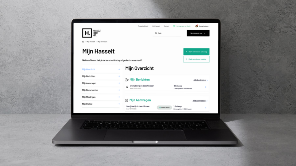 Shaping a new customer zone for the city of Hasselt 1 Hasselt client case 1